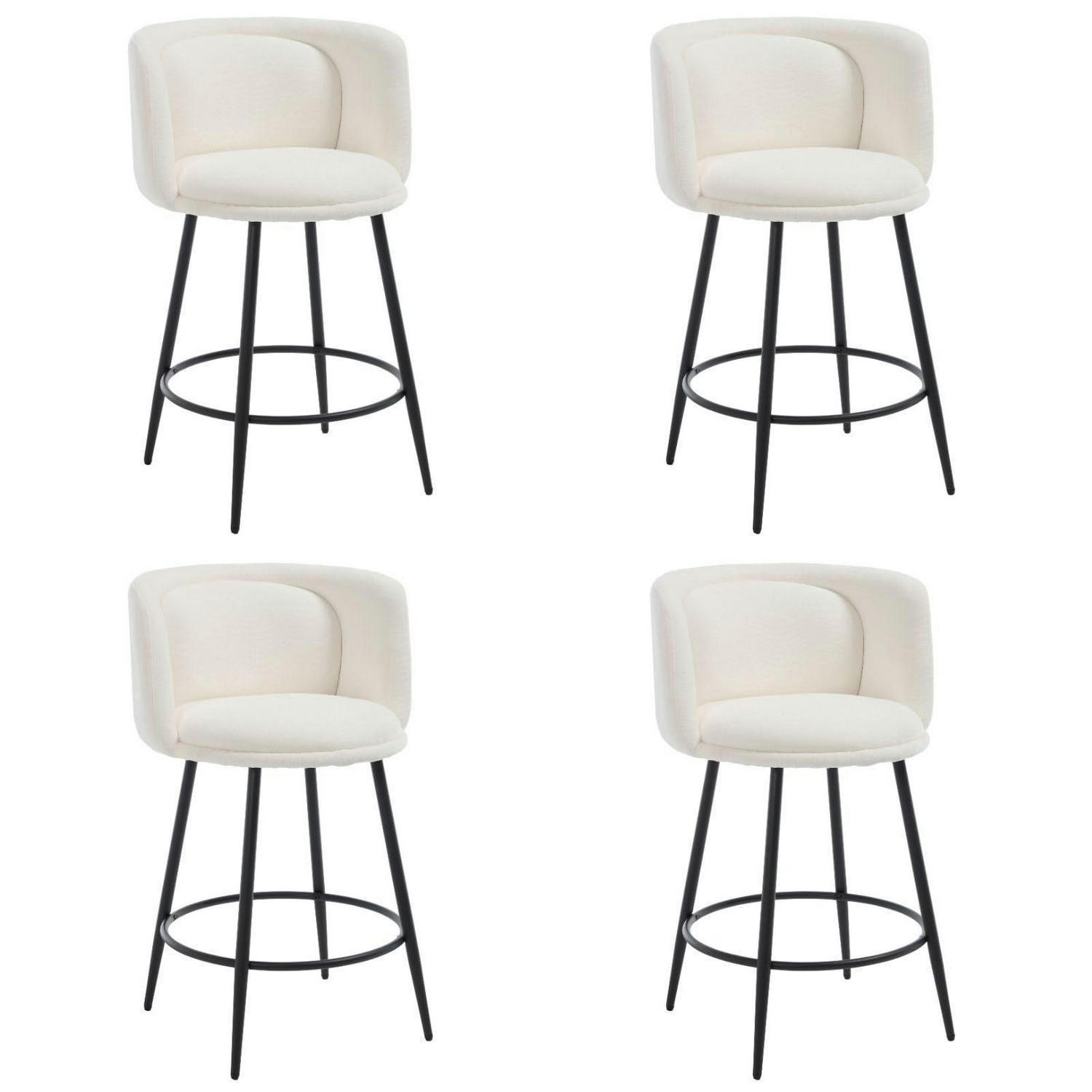 XXXLutz Barhocker Weiß 57x90x57 cm