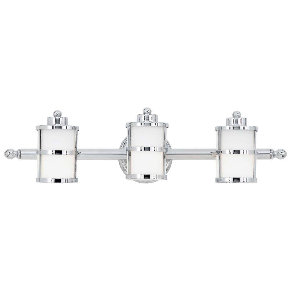 LED WANDLEUCHTE Metall Chrom Silber - Silberfarben, Metall (66/16.5/17.8cm)