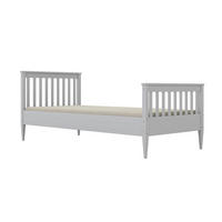 BETT 90/200 Ignas Weiß - Weiß, Holz (90/200cm) - Petits-meubles