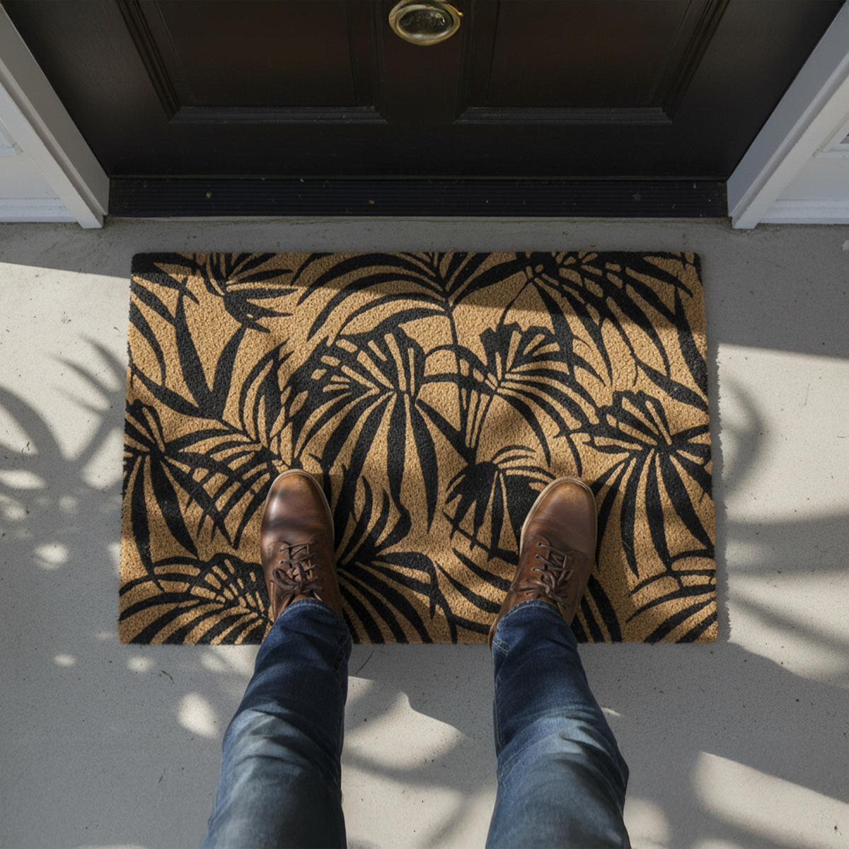 ROHOŽ - různobarevná, textil/plast (60/40cm) - Relaxdays