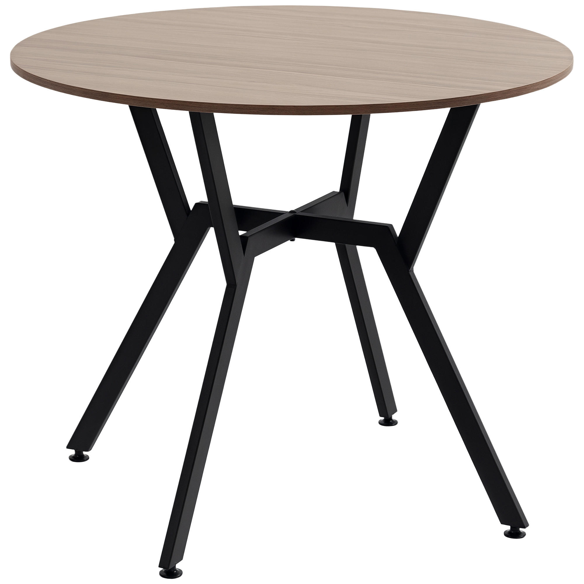 ESSTISCH Braun 1 Stück - Braun, Naturmaterialien (90/90/76cm) - GiPP