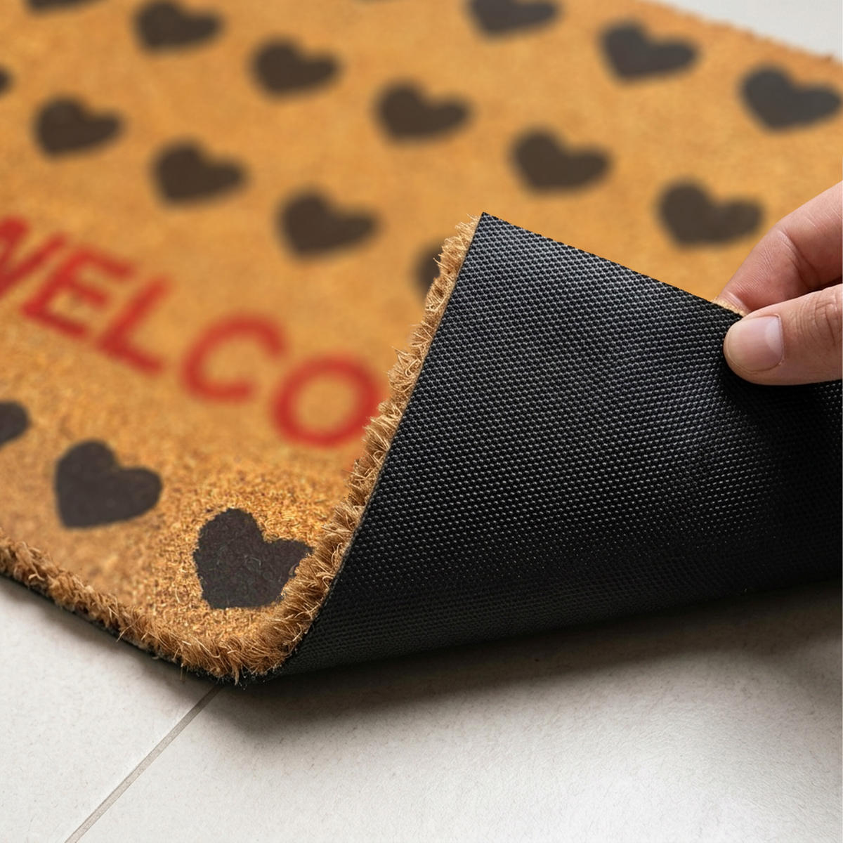 ROHOŽ - viacfarebná, textil/plast (60/40cm) - Relaxdays