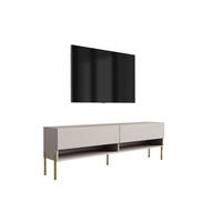 TV-LOWBOARD 170 cm Kaschmir, gerade goldene Beine, 170 × 32 × 52 cm - Beige, Holzwerkstoff (170/52/32cm) - 3XE LIVING