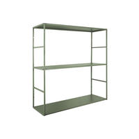WANDREGAL Level Grün 60/20/60 cm - Grün, Metall (20/60/60cm) - Present Time