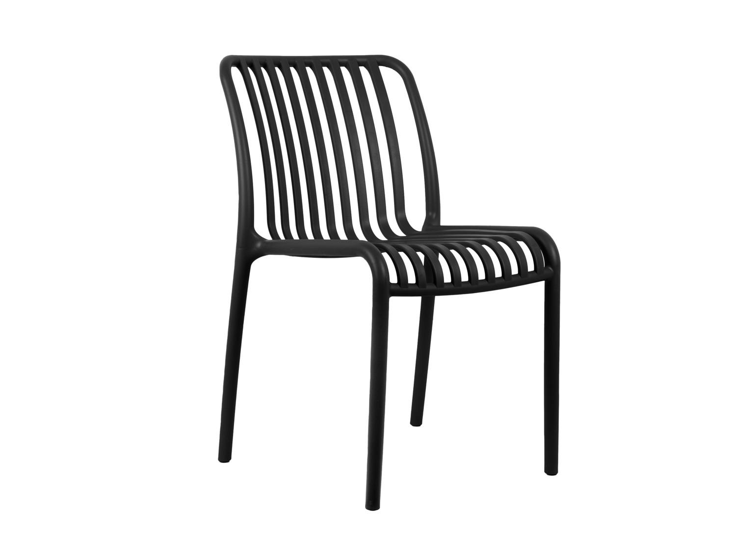 GARTENSTUHL Glee 58/42/79 cm - Schwarz, Kunststoff (42/79/58cm) - Leitmotiv