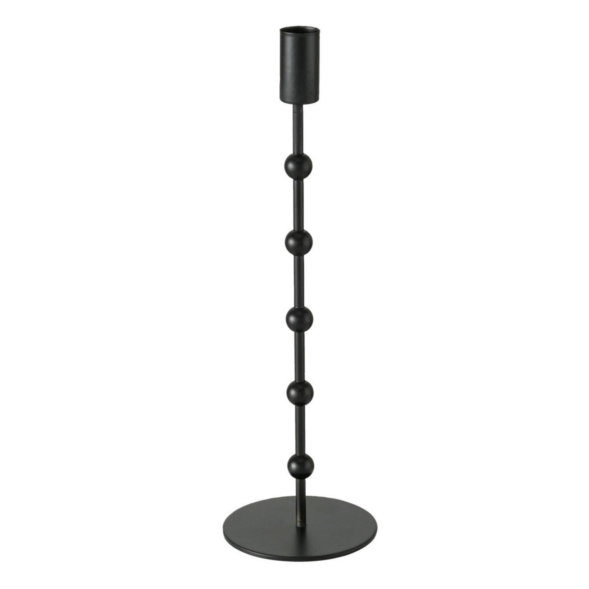 KERZENSTÄNDER aus Metall Kimberly - Schwarz, Metall (9/30/9cm) - Boltze Home