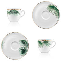 ESPRESSOTASSE Livia 2er Set, Porzellan, Bunt, 100 ml - Multicolor, Keramik (0.1L) - Goebel