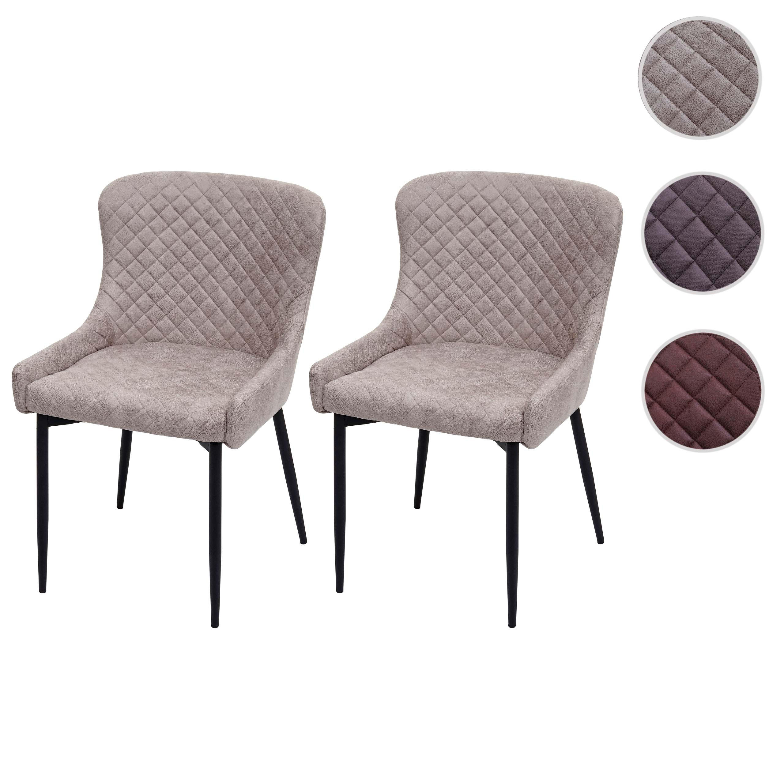 ESSZIMMERSTUHL Grau 2er-Set - Grau, Metall (54/82/61cm) - MCW