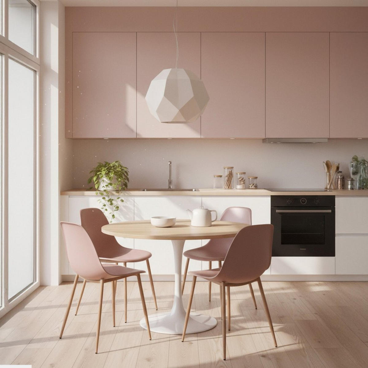 STUHL FÜR DRAUSSEN Nina Rosa 45 cm x 80 cm - Pink, Kunststoff (45/80/53cm) - Klast Home