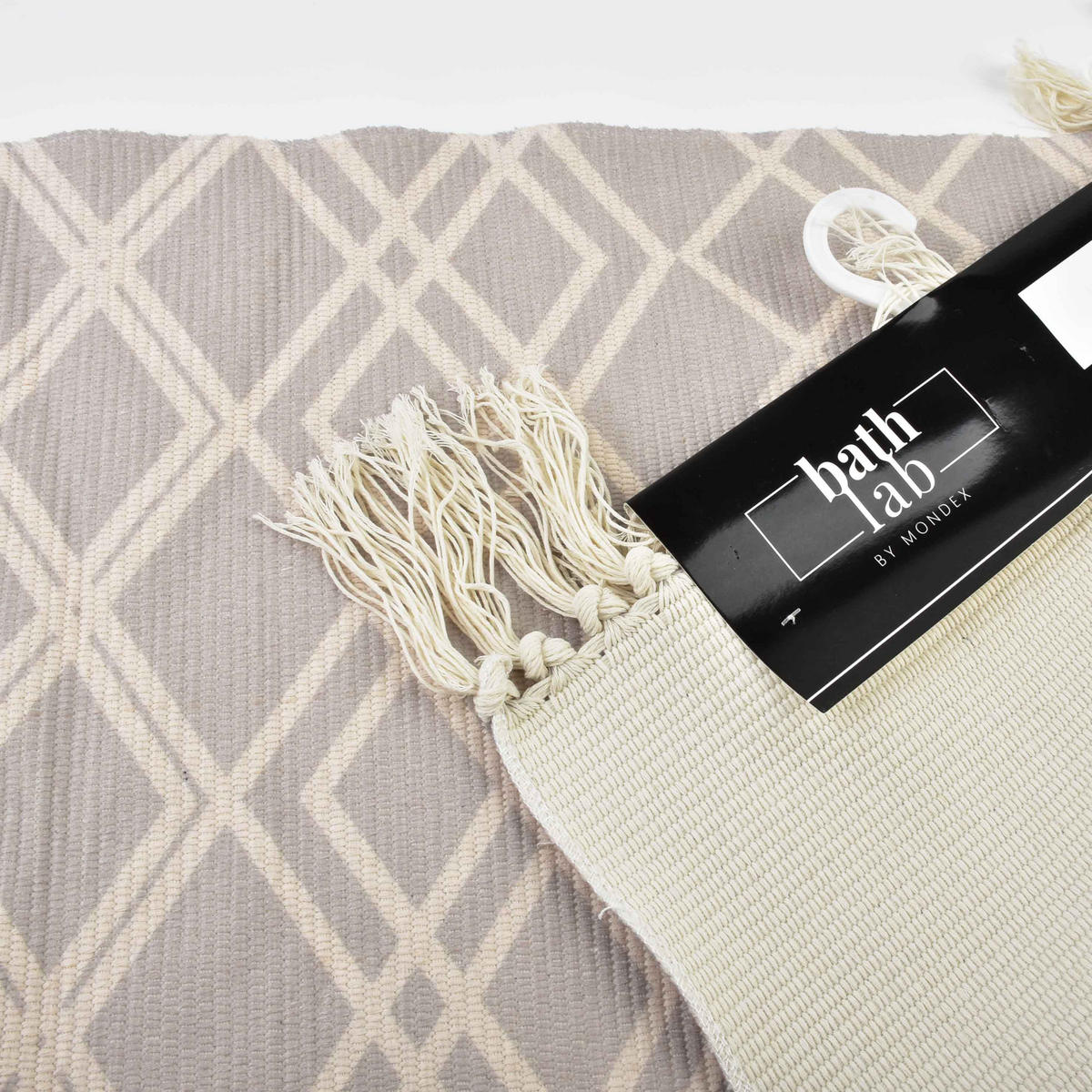 TEPPICH Boho Beige 80/50/2 cm Textilien - Beige, Textil (50/80cm) - Mondex