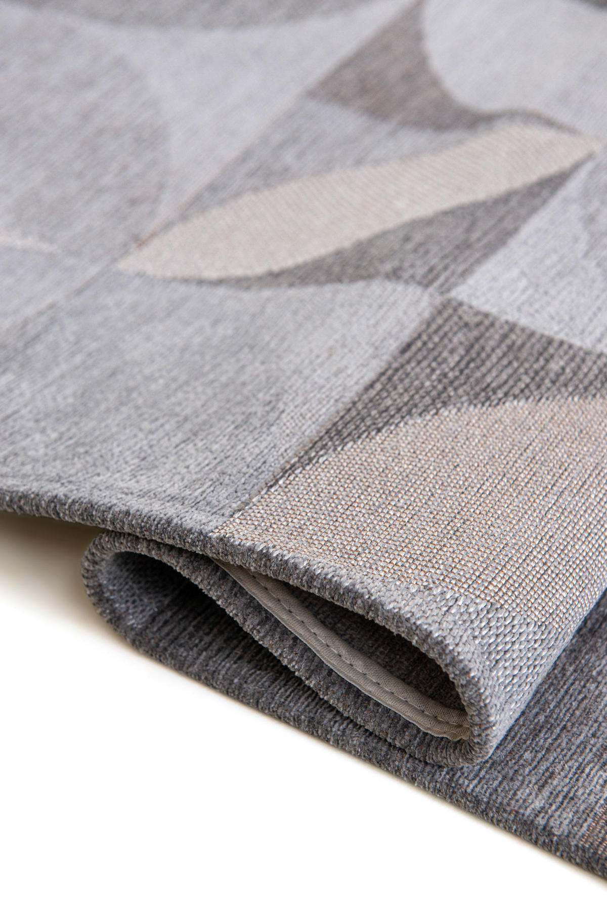 TEPPICH modern In-/Outdoor Flachgewebe ROSEBUD Grau 240x340 cm - Grau, Textil (240/340cm) - Novatrend