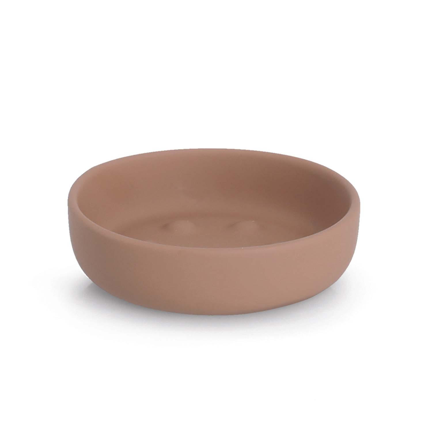 SEIFENSCHALE Keramik Brass Tone Ø 11,2 cm - Mokka, Keramik (11.2/3.3/11.2cm) - ZELLER