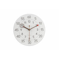 WANDUHR Design Weiß 29/29 cm - Weiß, Holzwerkstoff (29/29/1cm) - ONZENO
