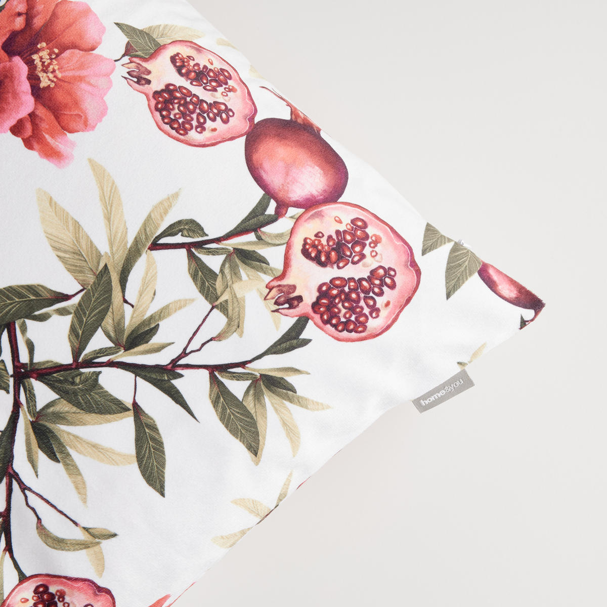 KISSENBEZUG Granadillo - Weiß, Textil (45/45cm) - home&you