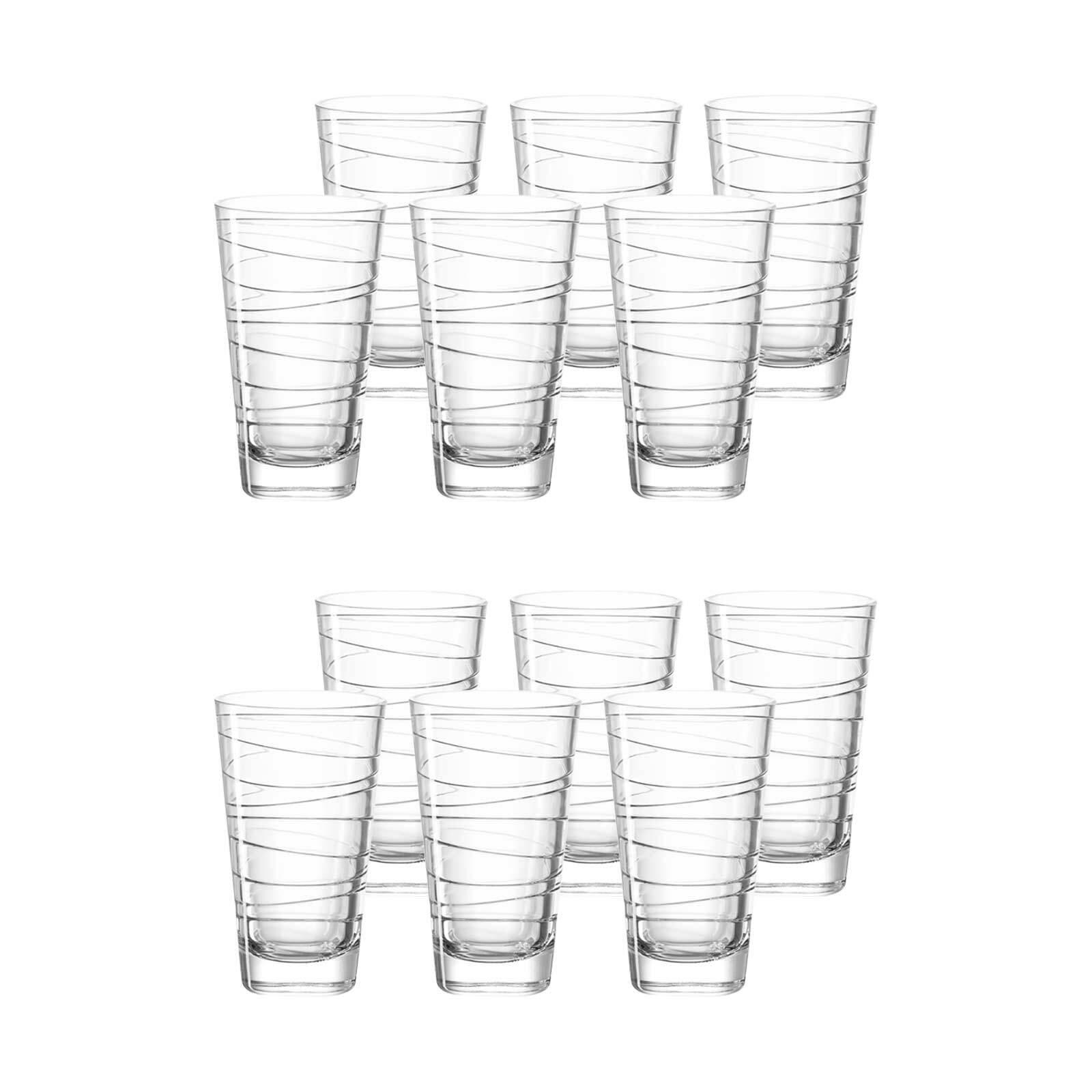 TRINKGLÄSER Vario transparent 280 ml 12er Set - Transparent, Glas (0.28L) - Leonardo Living