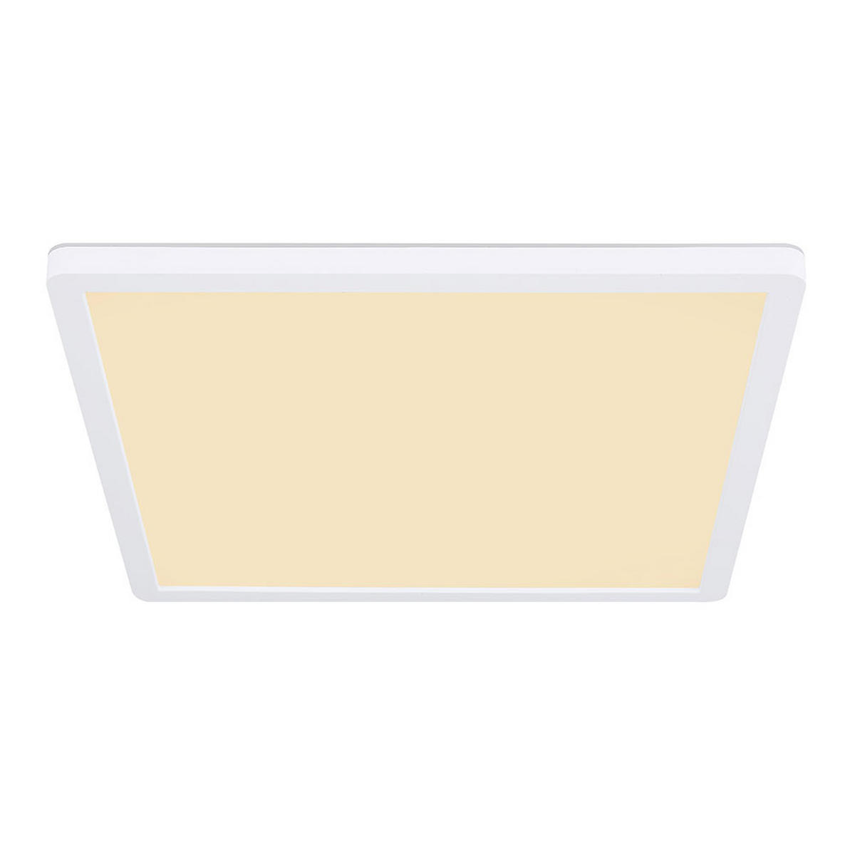 LED DECKENLEUCHTE SAPANA Weiß Kunststoff - Weiß, Kunststoff (29.4/29.4/2.5cm) - Globo Lighting
