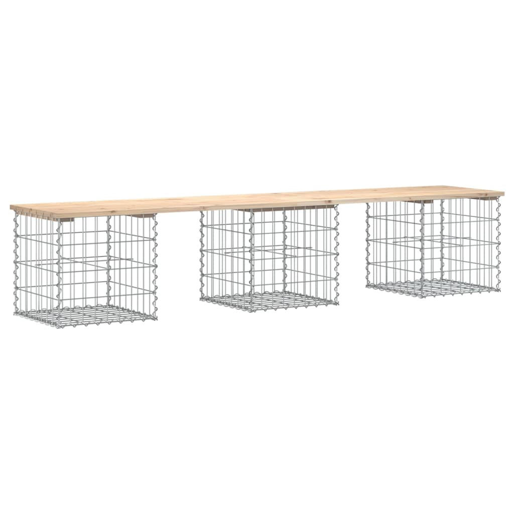 Deluke Gartenbank Natur 203x42x44 cm