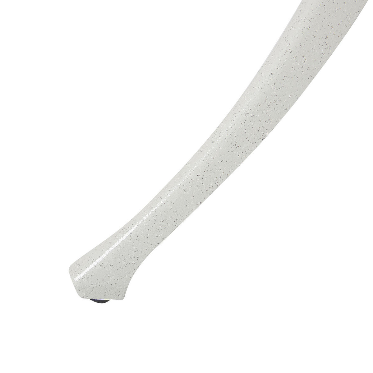 GARTENTISCH cm Metall Weiß Ancona - Weiß, Metall (90/90/72cm) - Beliani