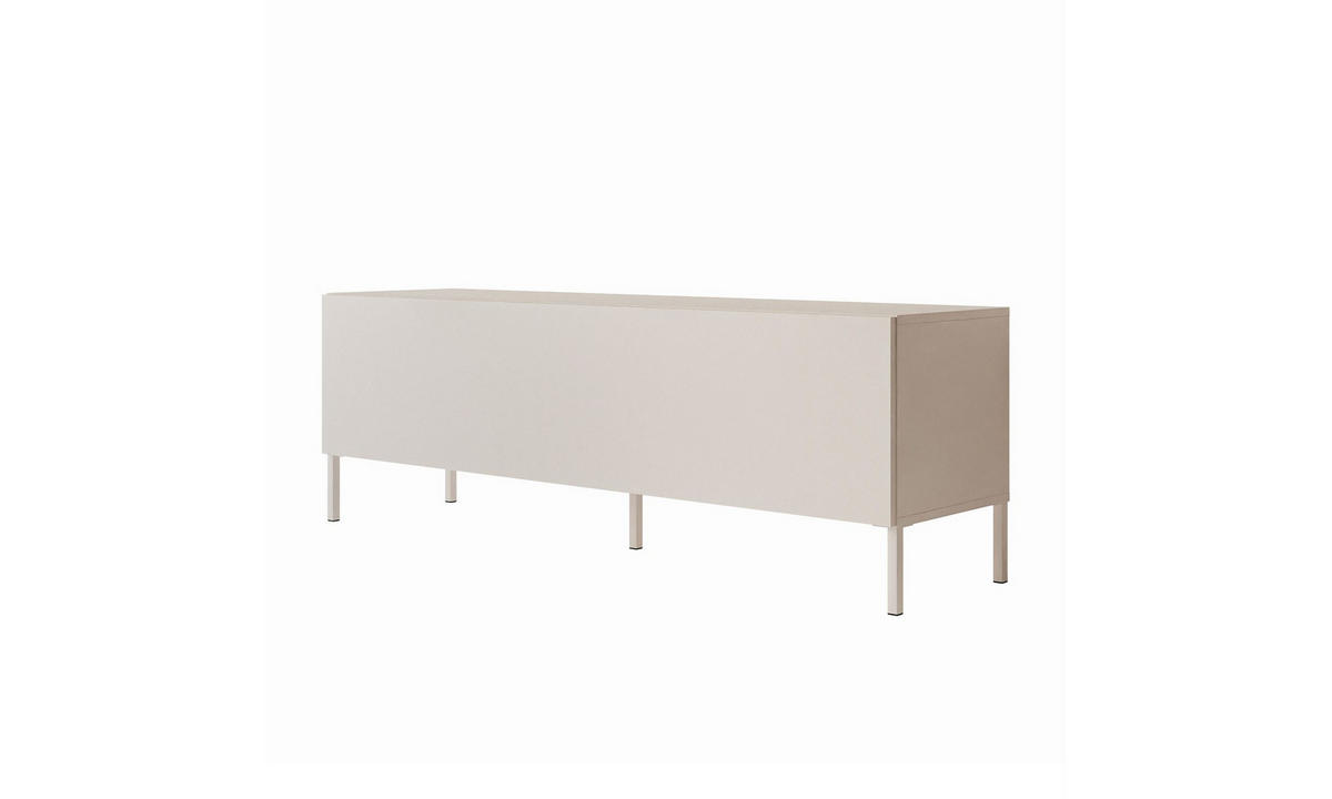 TV-SCHRANK COLGANTE 150/40/51 cm gerade Füße in Kaschmir mit LED-Beleuchtung Kaschmir - Kaschmir, Holzwerkstoff (150/51/40cm) - Lookway