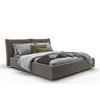 POLSTERBETT HENRY Taupe Cord - Taupe/Grau, Textil (140/200cm) - KAWOLA