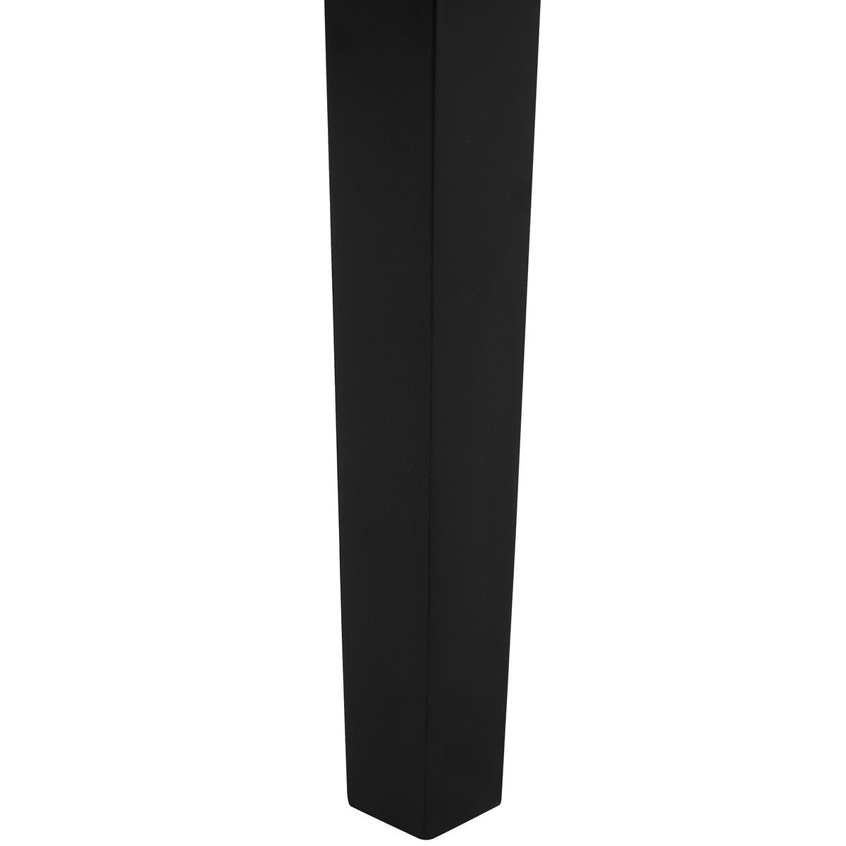 ESSTISCH 150/90/75 cm Schwarz, Hellbraun Rechteckig Georgia - Schwarz, Holz (150/90/75cm) - Beliani