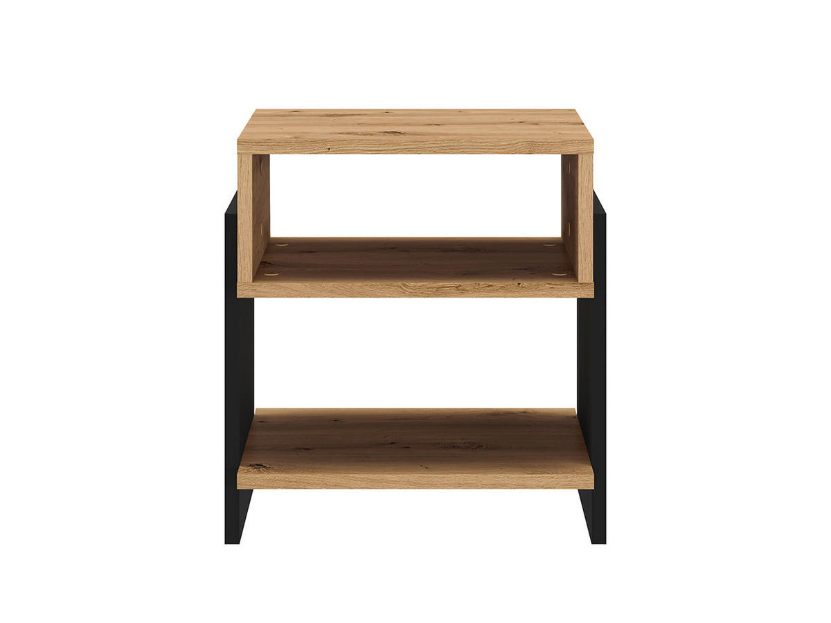 NACHTTISCH – TRIS 01 – 42 cm – Tris – Schwarz - Schwarz, Holzwerkstoff (42/46/35cm) - hi-markt