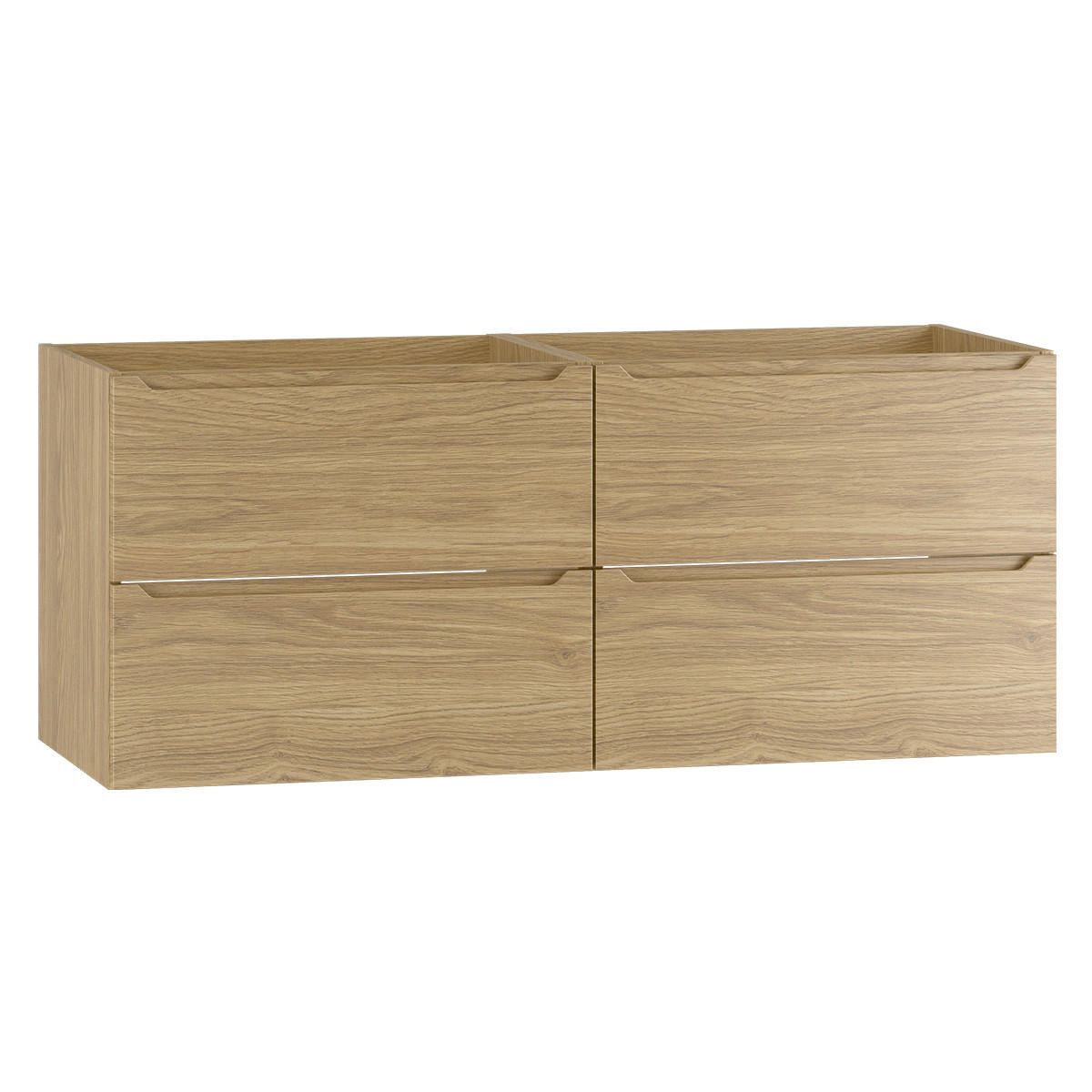 WASCHTISCHUNTERSCHRANK 120cm Viggo Holz - Braun, Holzwerkstoff (120/50/45.8cm) - Petits-meubles