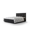 BOXBETT ALTEA 160x200, mit Matratze H3 und Topper, Monolith 97 - Dunkelgrau, Holz/Kunststoff (160/200cm) - Bedante