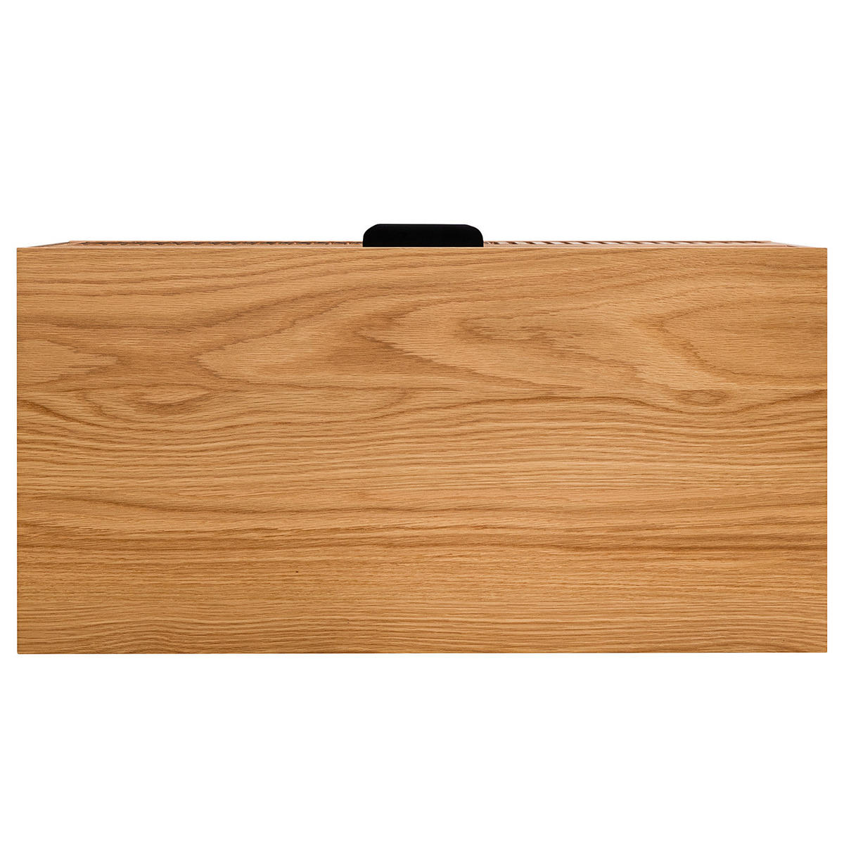 KOMMODE mit 3 Schubladen - Echtholzfurnier - Eichefarben, Holzwerkstoff (80/80/40cm) - home24