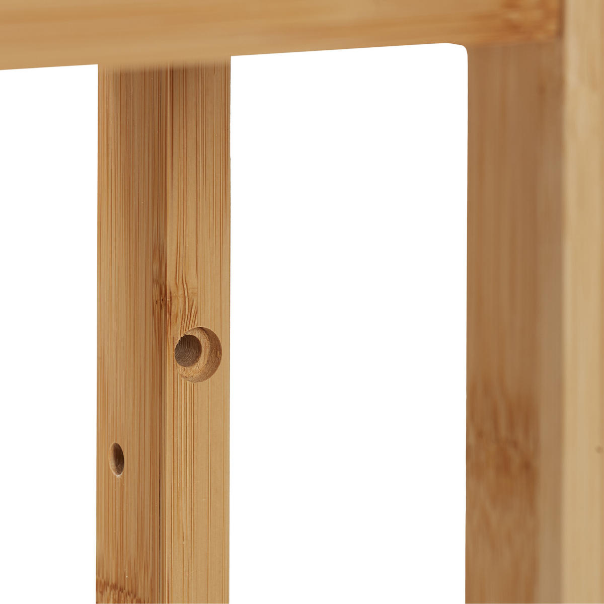 BADREGAL - Hellbraun, Holz (60/54/15cm) - Relaxdays