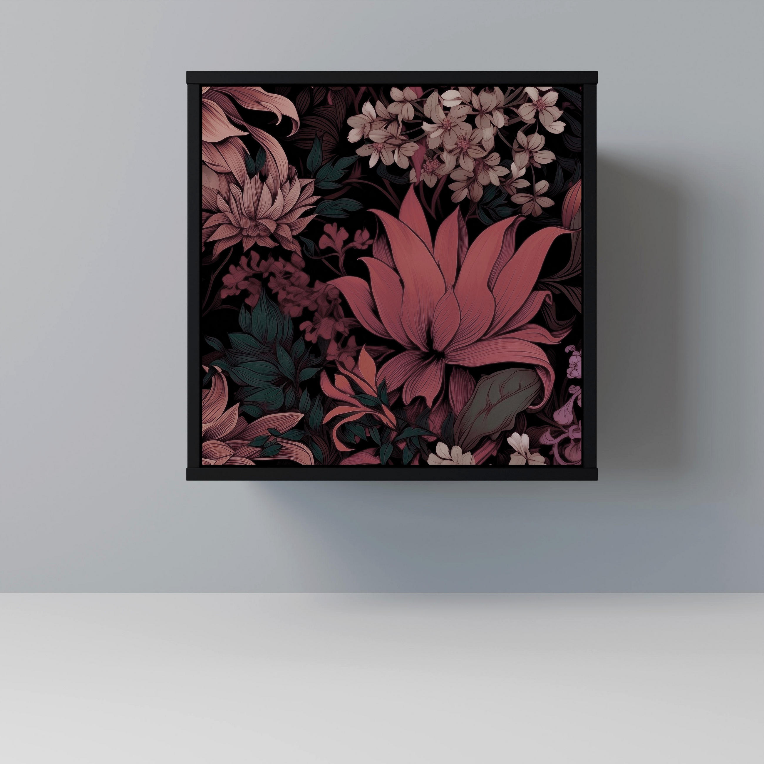 SpaceRebels Sideboard Schwarz 57.5x57.5x42 cm