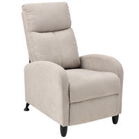 POLSTERSESSEL Bregenz Textil Braun - Braun, Textil (60/102/92cm) - [en.casa]