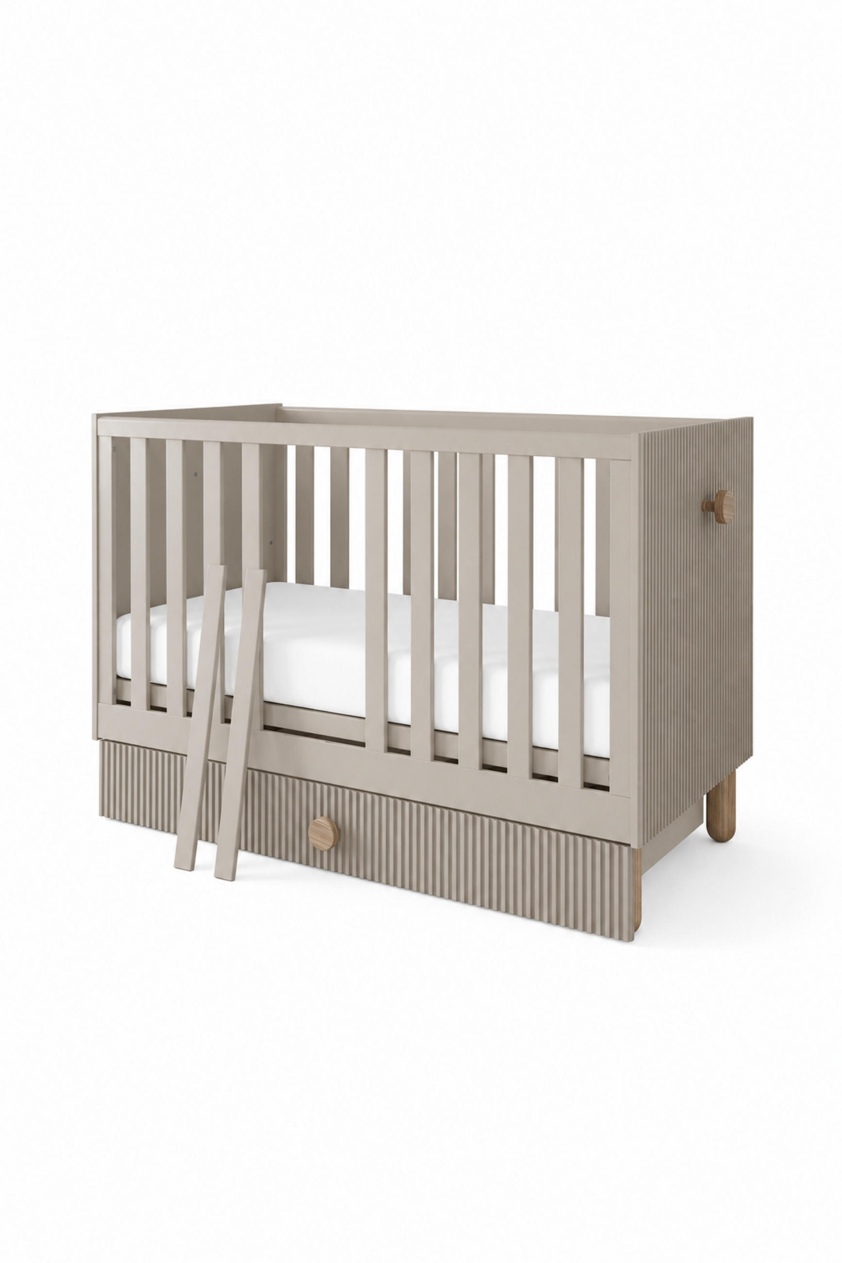 kiki design Babybett Beige 60x120 cm