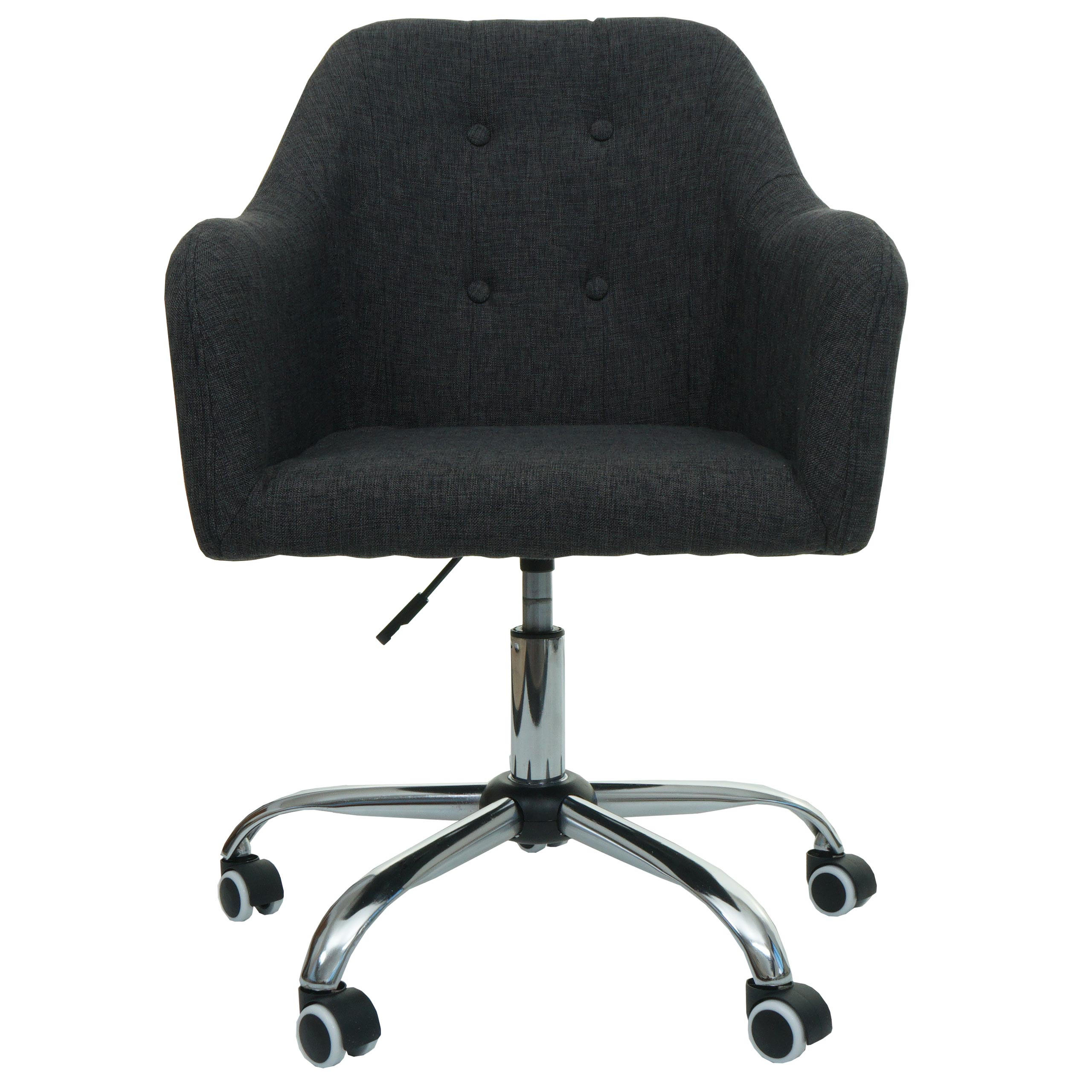 BÜROSTUHL Grau - Grau, Textil (57/95/62cm) - MCW