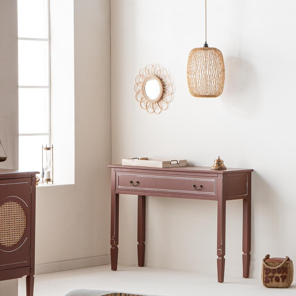 KONSOLE auz Holz braun 112x38x82 cm - Braun, Holz (38/112/82cm) - Wanderlust
