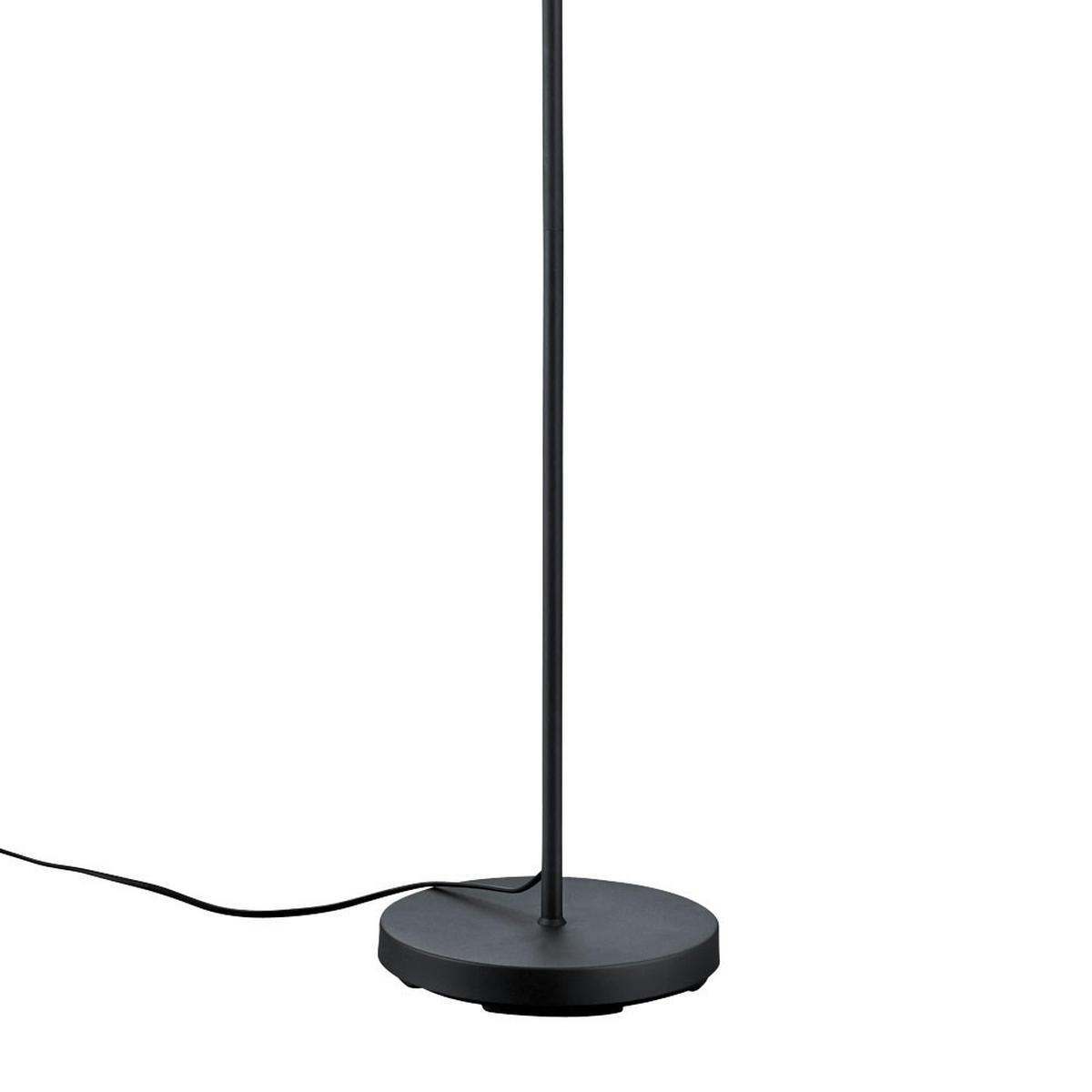 LED STEHLEUCHTE Nina Schwarz - Schwarz, Metall (23/33.5/144cm)