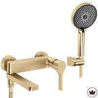 WANNENARMATUR Premium Rea Maxim Brush Gold - Goldfarben, Metall (20/11.5/20.3cm) - REA