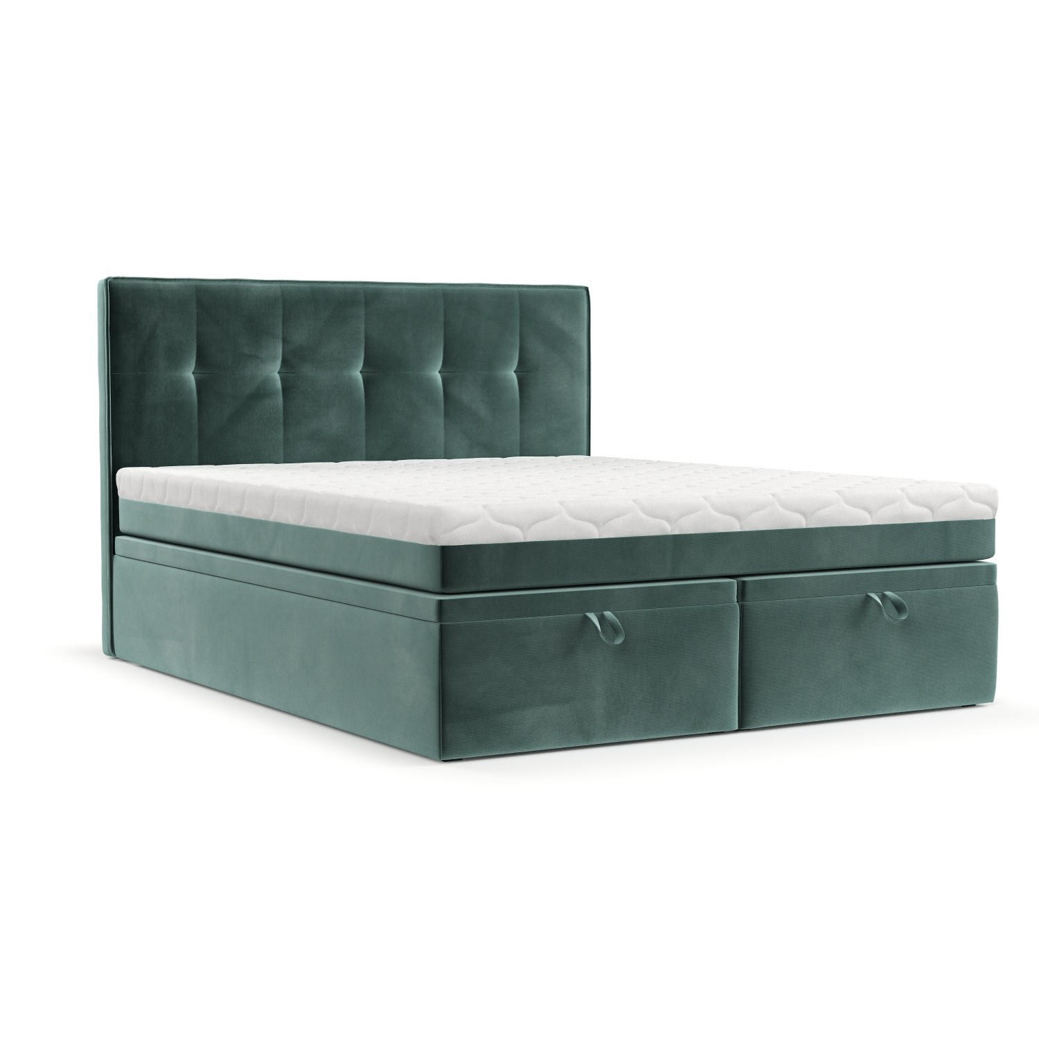 AltaBeds POSTEL BOXSPRING ARIVO 200/200 Tyrkysová