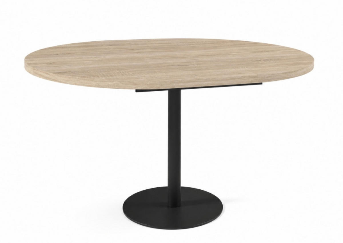 TISCH Schwarz Bartek Ausziehbar - Schwarz, Holzwerkstoff (100/100/76cm) - Sepro Meble
