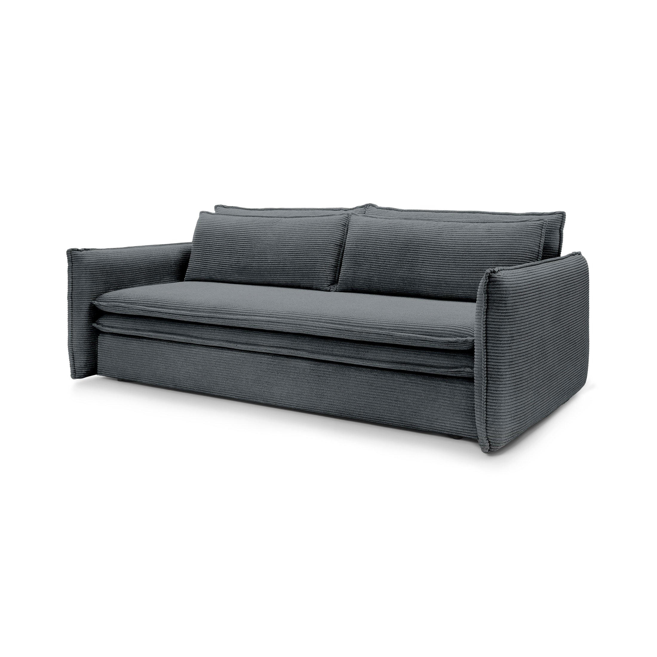 Pillovely Sofa Anthrazit 240x82x95 cm