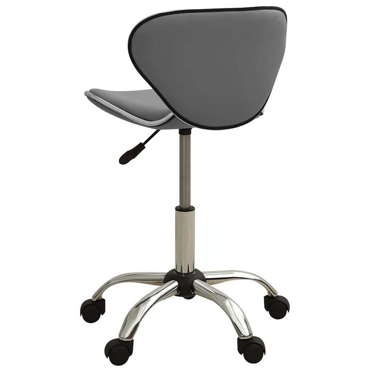 BÜROSTÜHLE Liegen Armlehnen 46.5/48.5/83.5 cm Grau Kunstler - Grau, Leder (48.5/83.5/46.5cm) - vidaXL