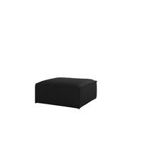 POLSTERHOCKER Celes Premium In Scala - Schwarz, Holzwerkstoff/Textil (105/40/105cm) - Fun Möbel