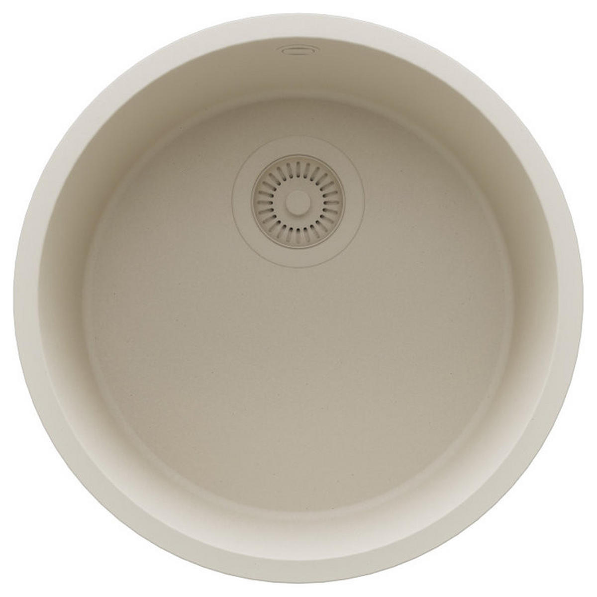 UNTERBAUSPÜLE GRANIT Valletta, 2-er set Beige 46/46 cm 1 Becken + Ablauf-Set ab 50er Unterschrank - Beige, Kunststoff (46/20/46cm) - Primagran