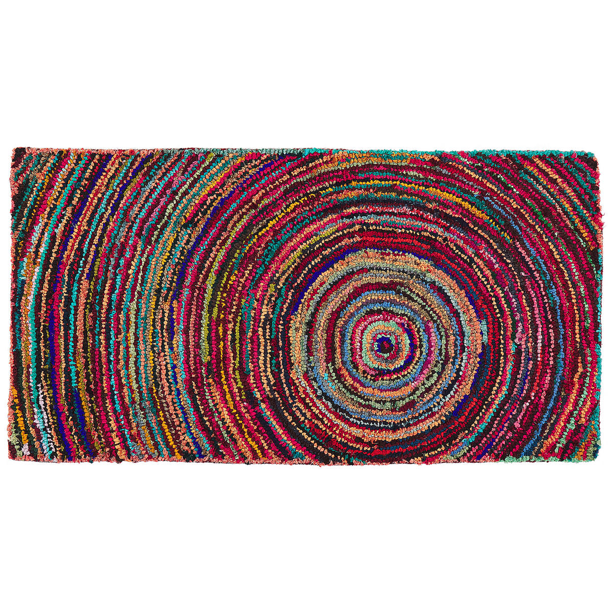 KURZFLOR-TEPPICH Malatya 150/80 cm - Multicolor, Kunststoff (80/150cm) - Beliani