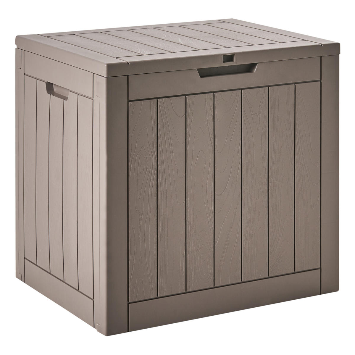 AUFBEWAHRUNGSBOX 56/ 43 cm Taupe - Taupe, Kunststoff (56/53/43cm) - Beliani