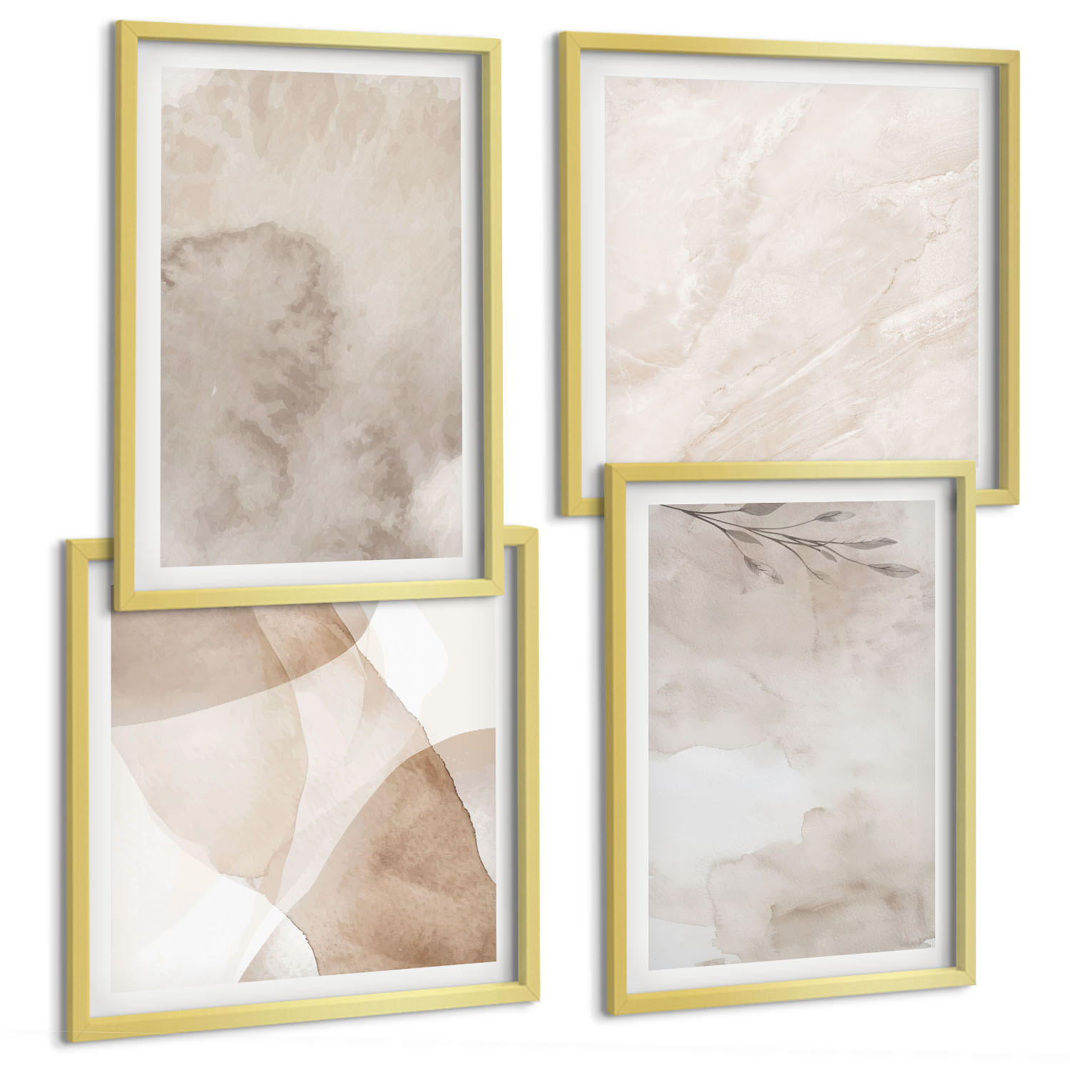 Tulup Bilder Gold 50x50 cm