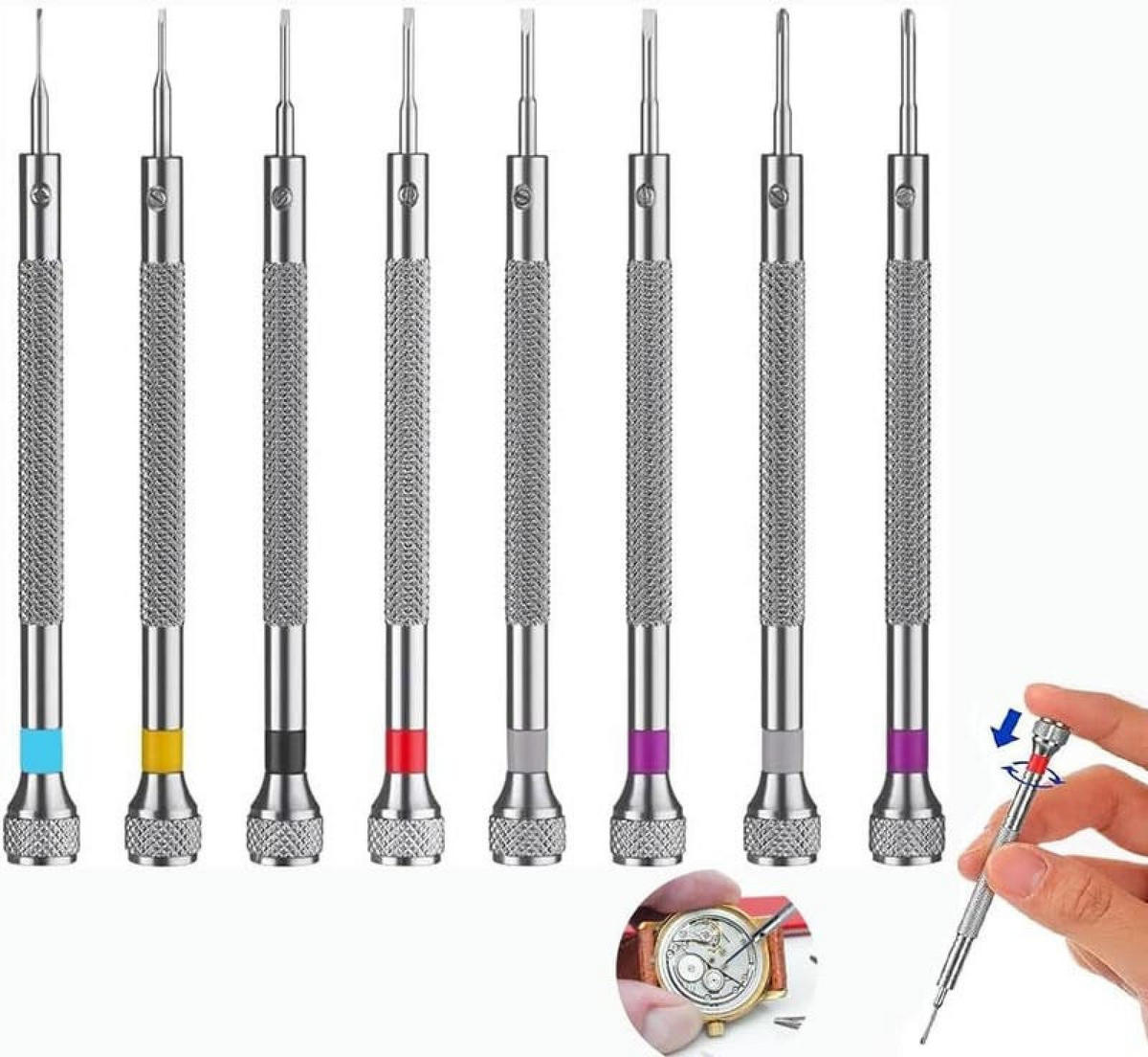 DCA SCHRAUBENDREHER-SET – 8 Schraubendreher – Zur Reparatur von Brillen und Uhren jetzt nur online ➤