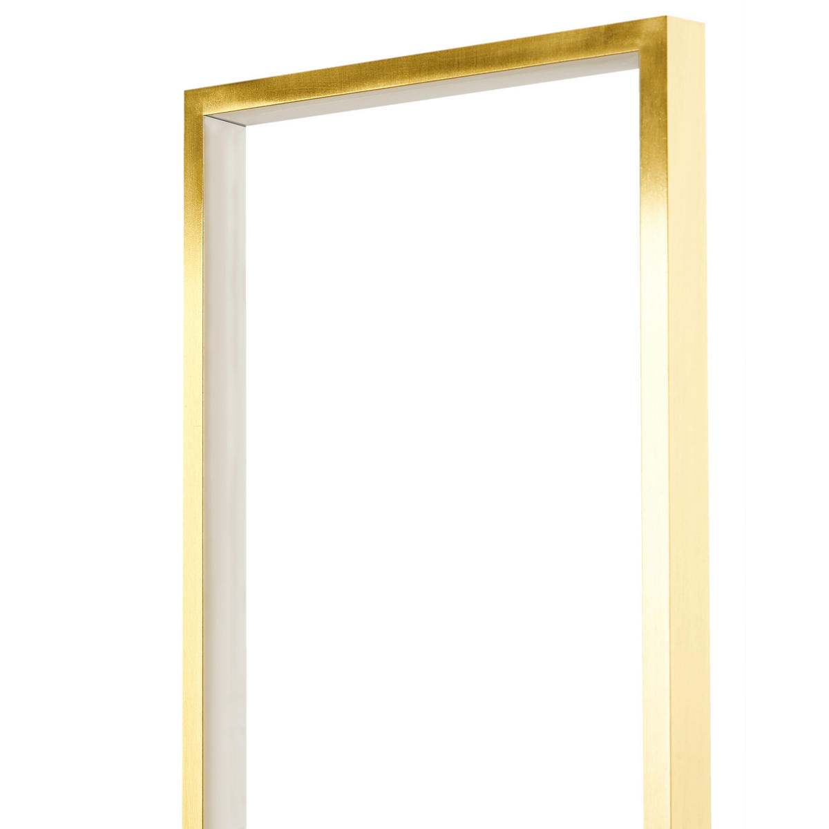 LED-STEHLAMPE Gold/Braun Patricio - Goldfarben/Braun, Metall (10/20/140cm) - Beliani