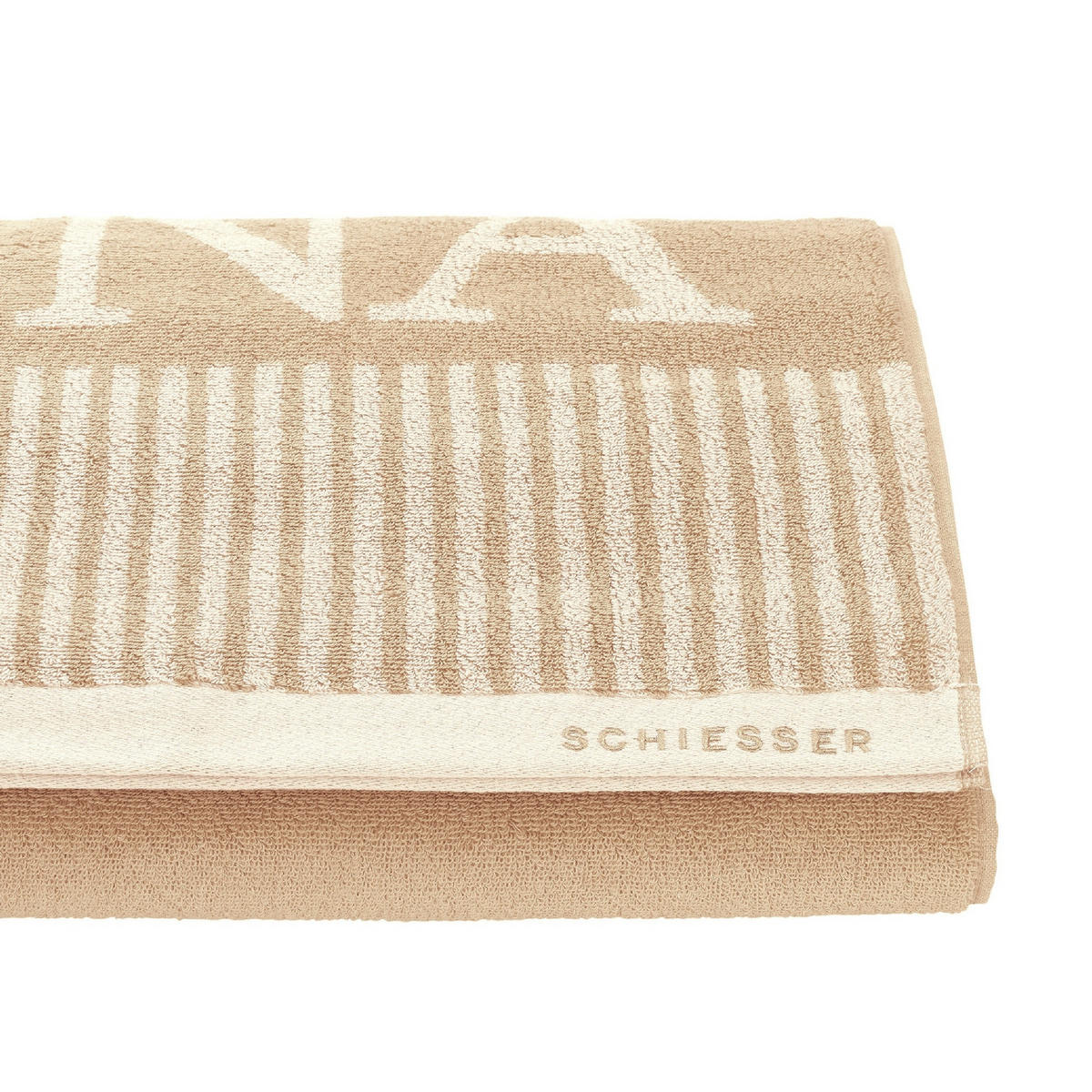 SAUNATUCH Rom - 75 x 200 cm - Sand - Sandfarben, Textil (75/200cm) - SCHIESSER