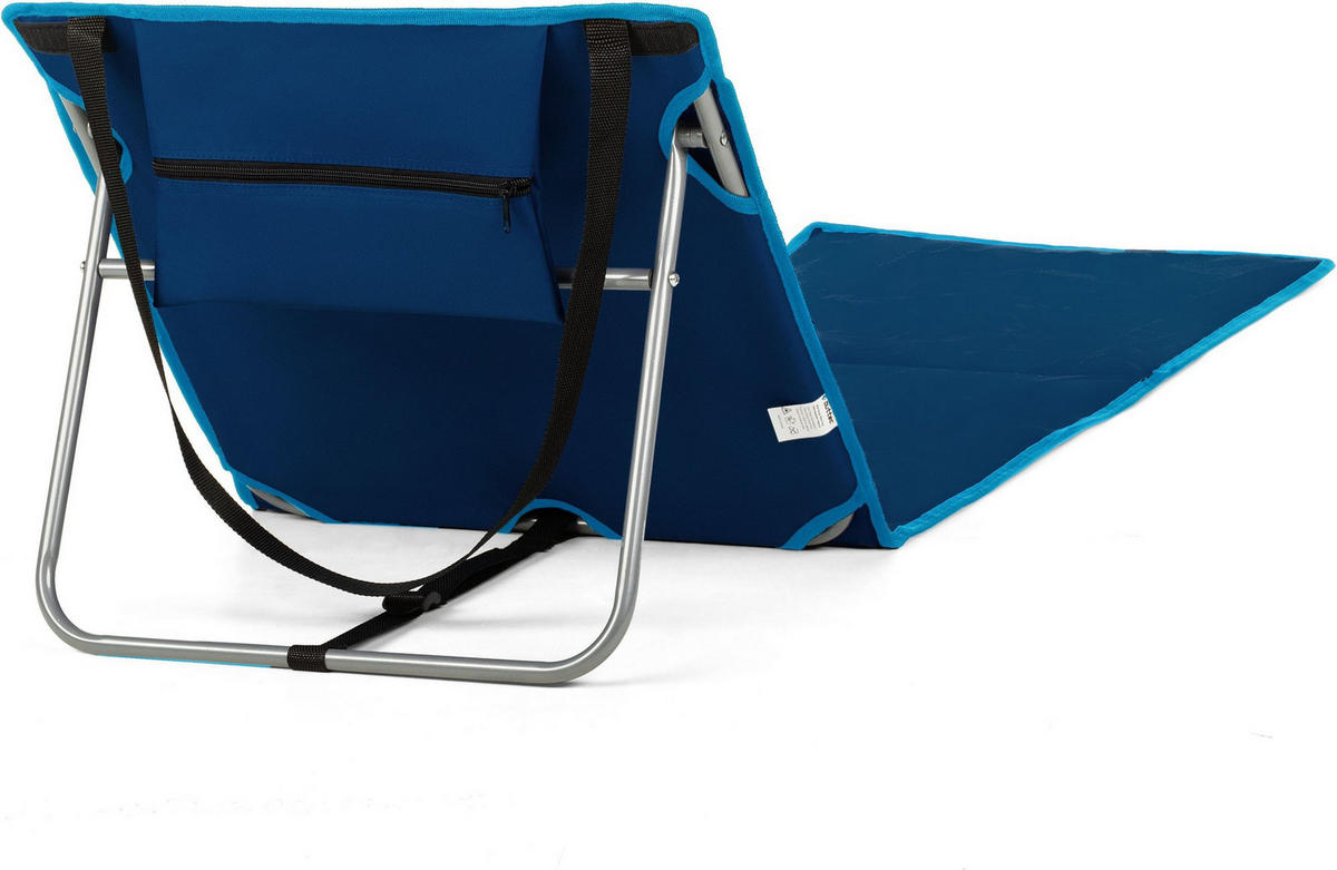 STRANDMATTE 150/49 cm - Dunkelblau, Textil (49/0.5/150cm) - Outtec